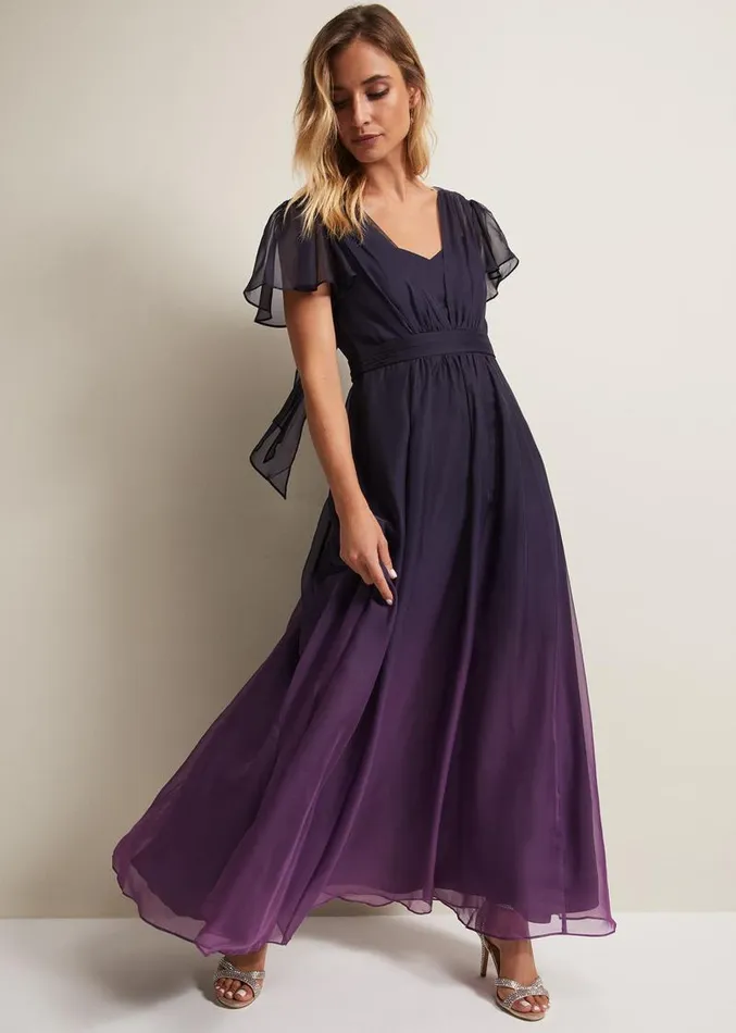 Selene Ombre Maxi Dress Multicoloured Women Phase Eight Dresses