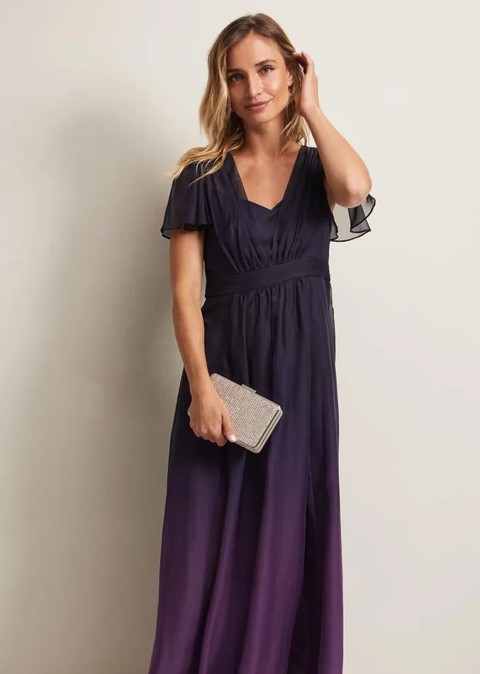 Selene Ombre Maxi Dress Multicoloured Women Phase Eight Dresses