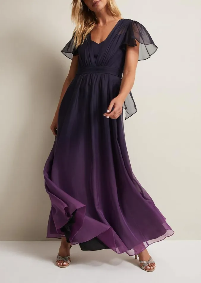 Selene Ombre Maxi Dress Multicoloured Women Phase Eight Dresses