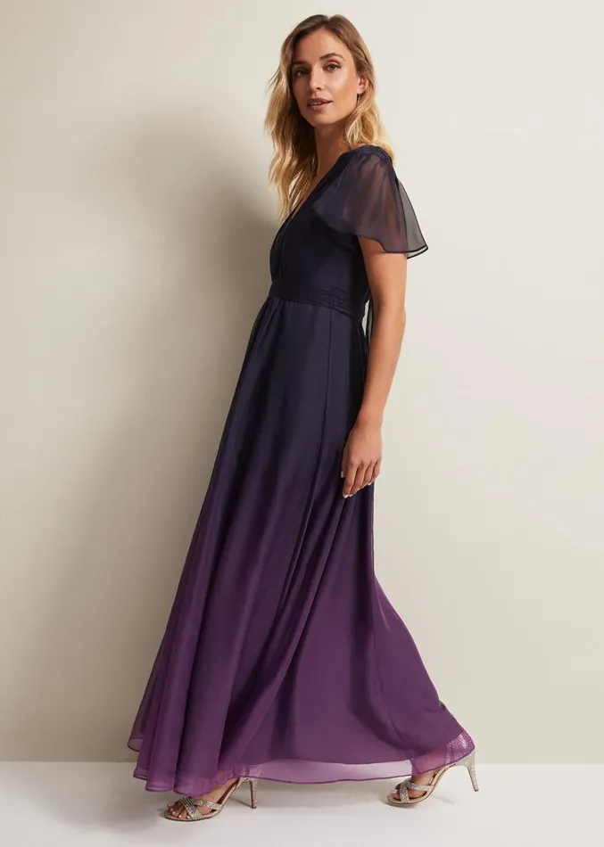 Selene Ombre Maxi Dress Multicoloured Women Phase Eight Dresses