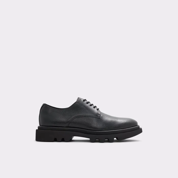 Sergei Black Leather Grainy Men ALDO Oxfords and Laceups