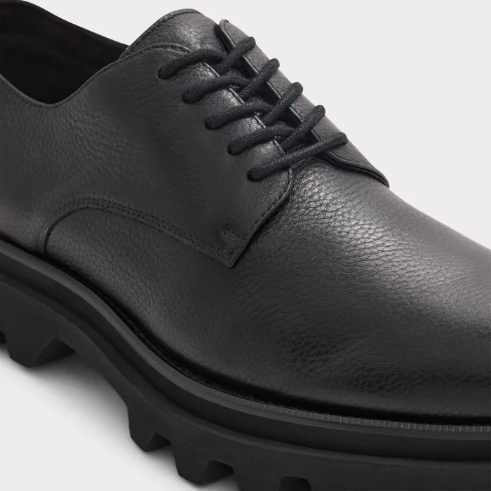Sergei Black Leather Grainy Men ALDO Oxfords and Laceups