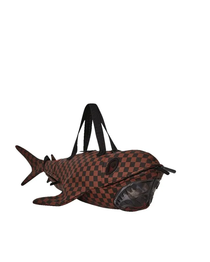SHARKS IN PARIS CLEAR FOR TAKEOFF SHARK MEDIUM DUFFLE Bags SPRAYGROUND
