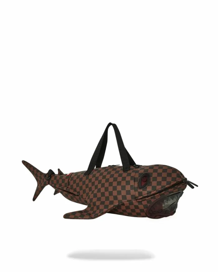 SHARKS IN PARIS CLEAR FOR TAKEOFF SHARK MEDIUM DUFFLE Bags SPRAYGROUND SHARKS IN PARIS CLEAR FOR TAKEOFF SHARK MEDIUM DUFFLE Bags SPRAYGROUND