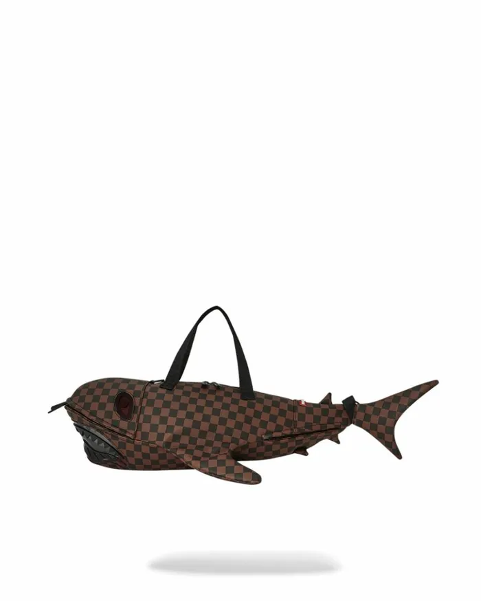 SHARKS IN PARIS CLEAR FOR TAKEOFF SHARK MEDIUM DUFFLE Bags SPRAYGROUND SHARKS IN PARIS CLEAR FOR TAKEOFF SHARK MEDIUM DUFFLE Bags SPRAYGROUND