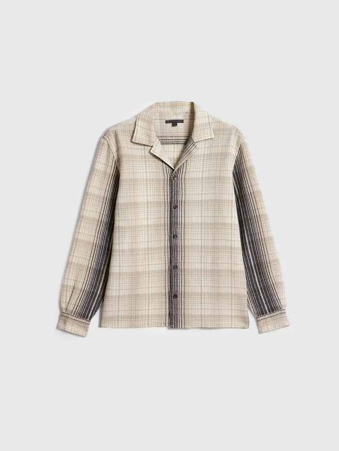 Shirts Men John Varvatos DANE SHIRT Chalk