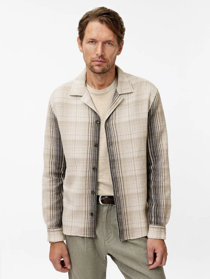 Shirts Men John Varvatos DANE SHIRT Chalk