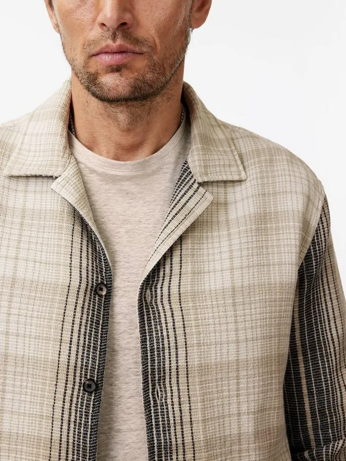 Shirts Men John Varvatos DANE SHIRT Chalk