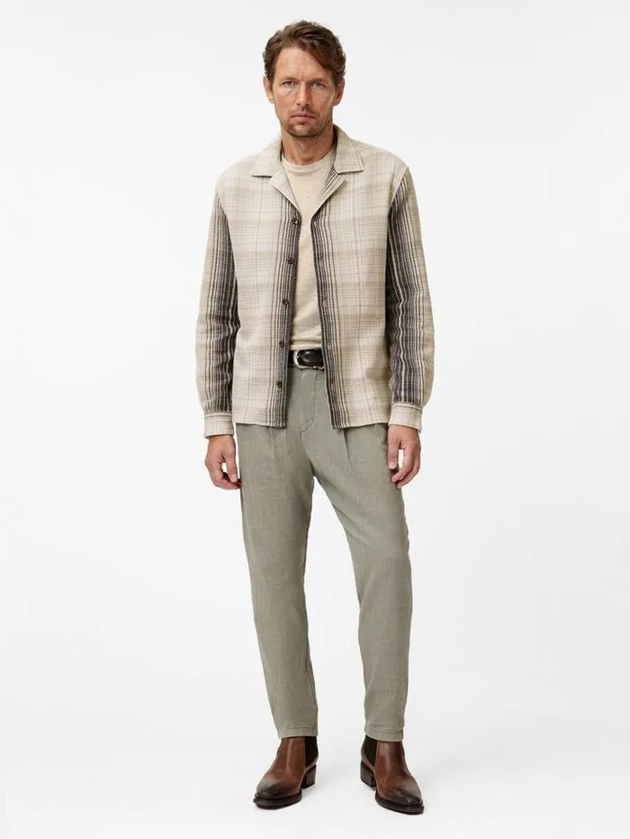 Shirts Men John Varvatos DANE SHIRT Chalk