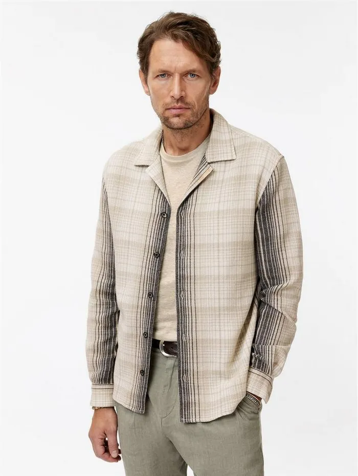 Shirts Men John Varvatos DANE SHIRT Chalk