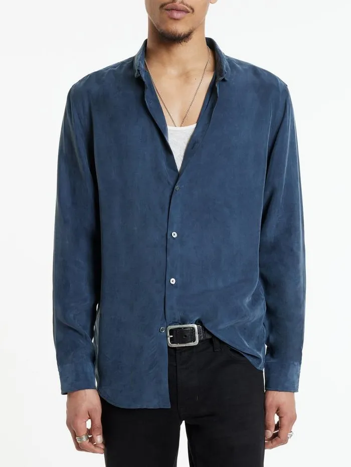 Shirts Men John Varvatos ORCHARD SHIRT Black