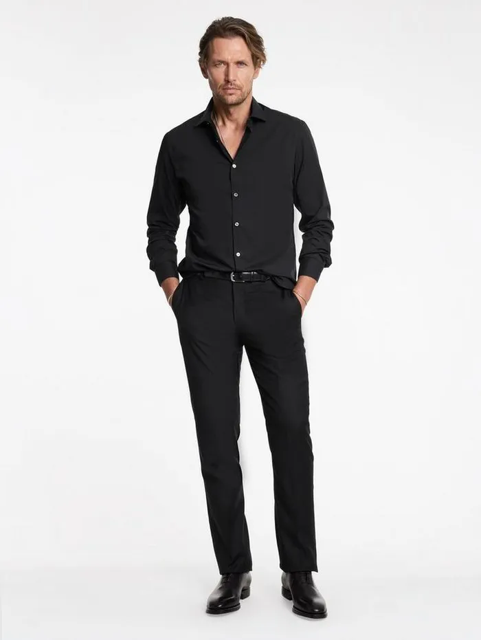 Shirts Men John Varvatos STELLA DRESS SHIRT Black