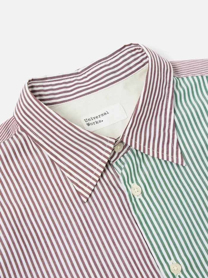 Shirts Men Universal Works Universal Works Square Pocket Shirt In Multi Classic Stripes