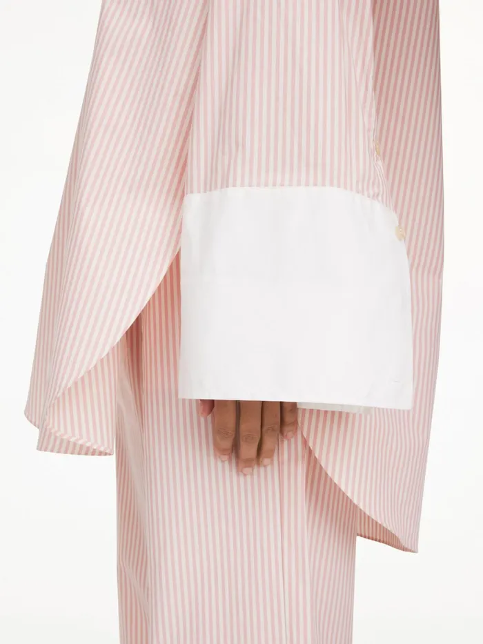 Shirts Women By Malene Birger Maye Organic Cotton Shirt Skinny Stripe Diva