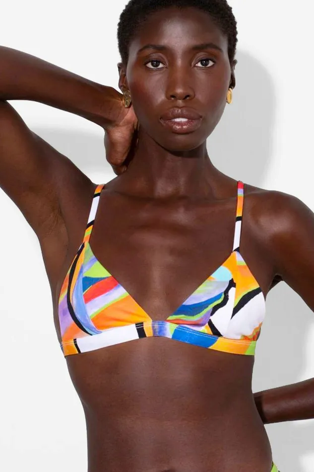 Shop Bikini Tops Mara Hoffman Astrid Bikini Top Multi