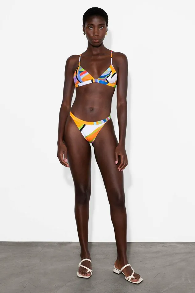 Shop Bikini Tops Mara Hoffman Astrid Bikini Top Multi