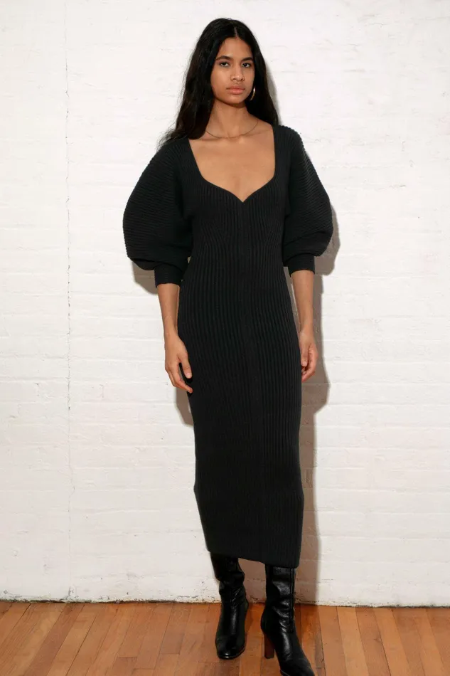 Shop Dresses Mara Hoffman Marilyn Dress Black