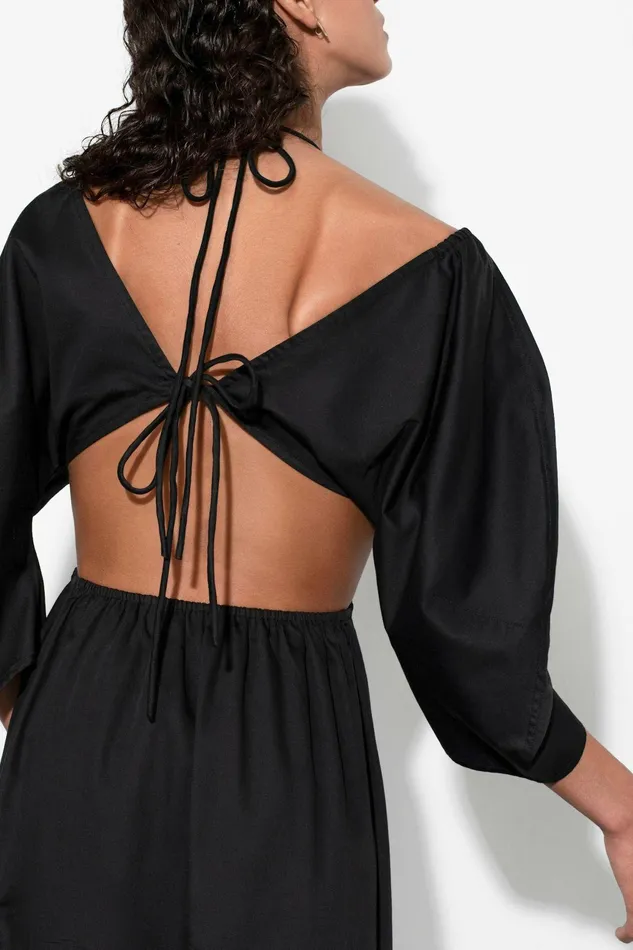 Shop Dresses Mara Hoffman Shaina Dress Black