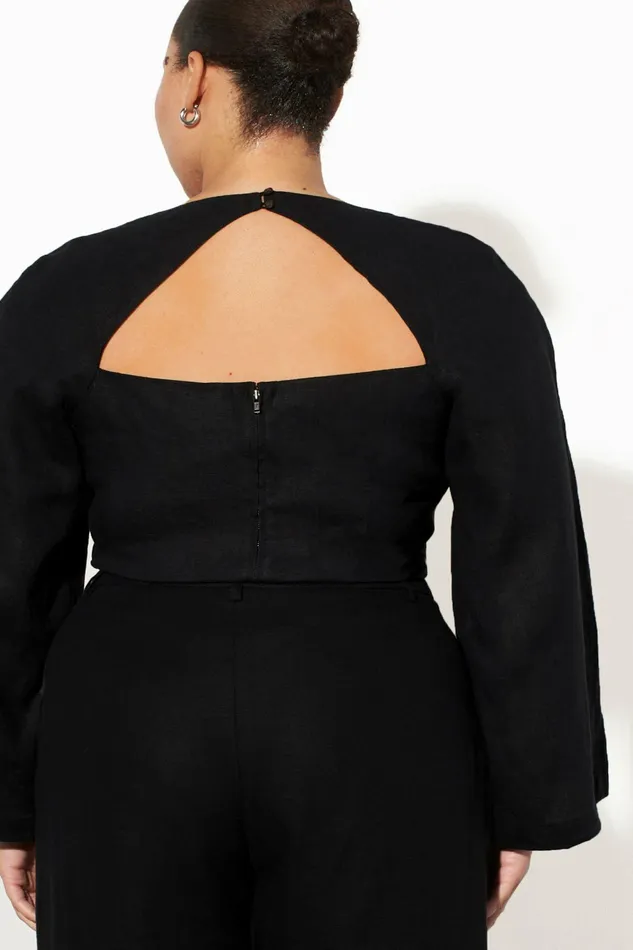 Shop Extended Sizes Mara Hoffman Extended Julia Top Black Shop Extended Sizes Mara Hoffman Extended Julia Top Black