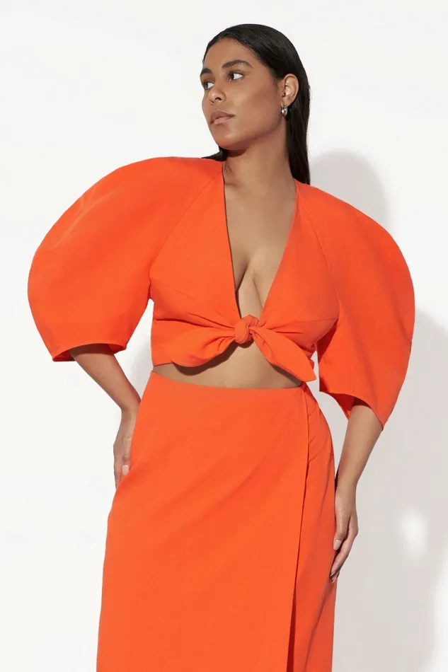Shop Extended Sizes Mara Hoffman Extended Navya Top Orange Shop Extended Sizes Mara Hoffman Extended Navya Top Orange