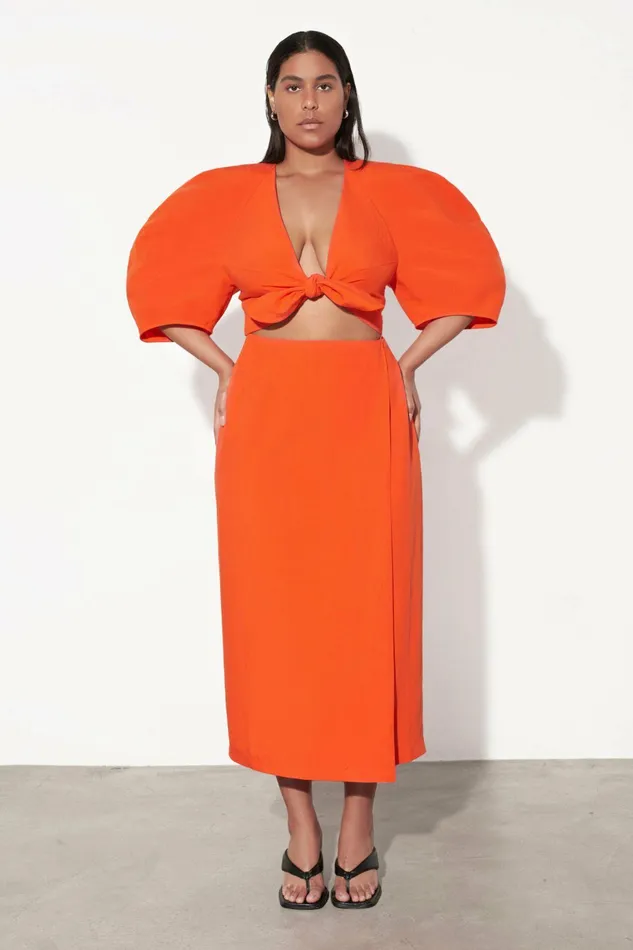Shop Extended Sizes Mara Hoffman Extended Navya Top Orange Shop Extended Sizes Mara Hoffman Extended Navya Top Orange
