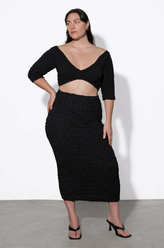 Shop Extended Sizes Mara Hoffman Extended Tavi Skirt Black Shop Extended Sizes Mara Hoffman Extended Tavi Skirt Black