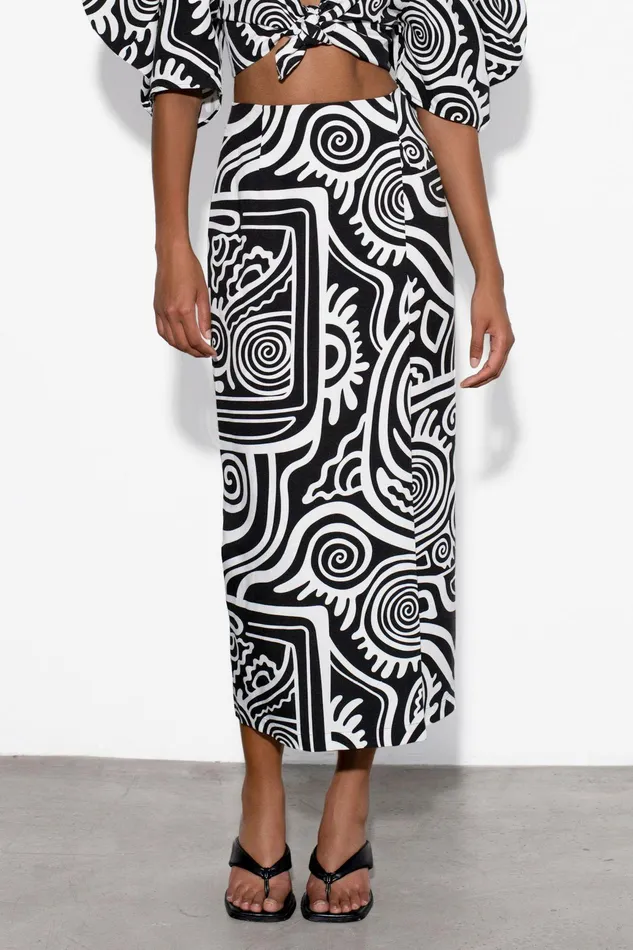 Shop Skirts Mara Hoffman Sunja Skirt Black