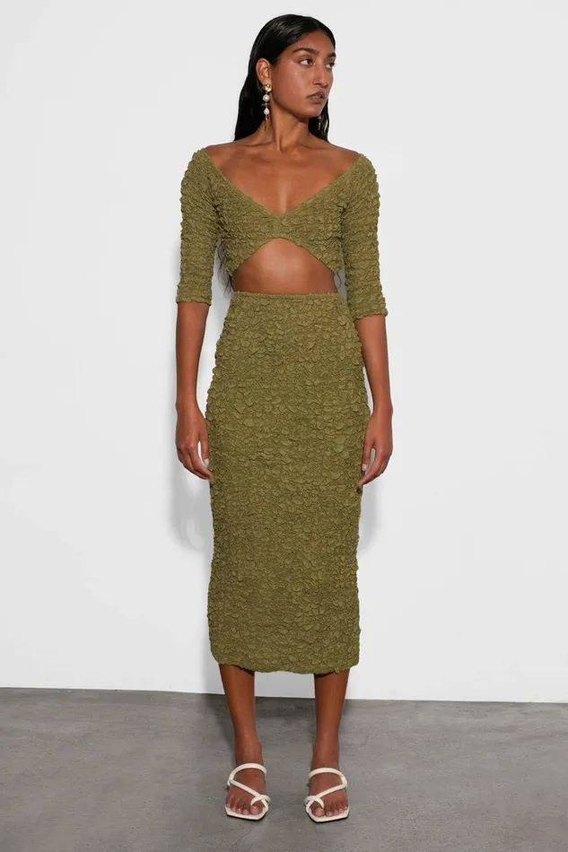 Shop Skirts Mara Hoffman Tavi Skirt Green