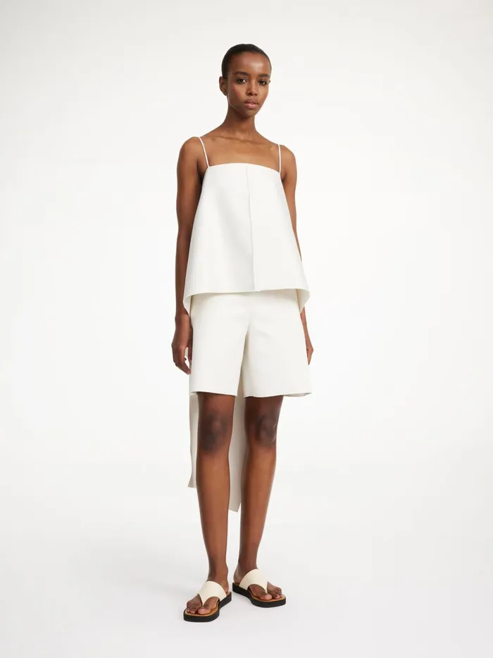 Shorts Women By Malene Birger Marrian Shorts Soft White