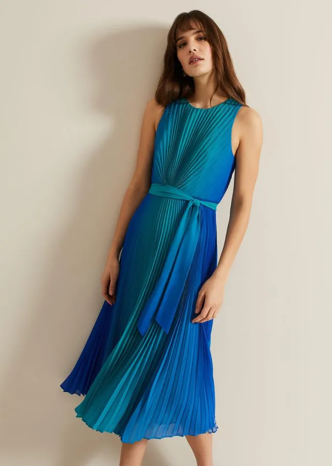 Simara Ombre Dress Multicoloured Women Phase Eight Dresses