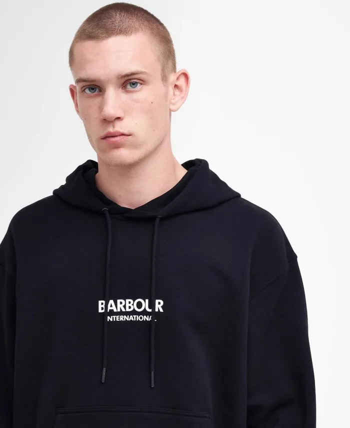 Simons Hoodie Classic Black Men Barbour Hoodies and Sweatshirts