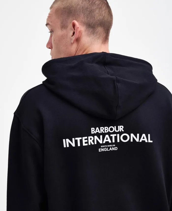 Simons Hoodie Classic Black Men Barbour Hoodies and Sweatshirts