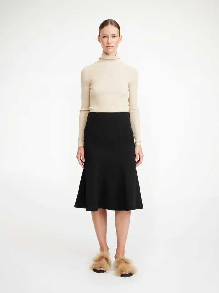 Skirts Women By Malene Birger Atlee Midi Skirt Black