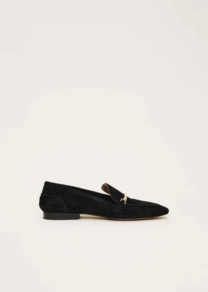 Smart Trim Loafer Black Women Phase Eight Flats