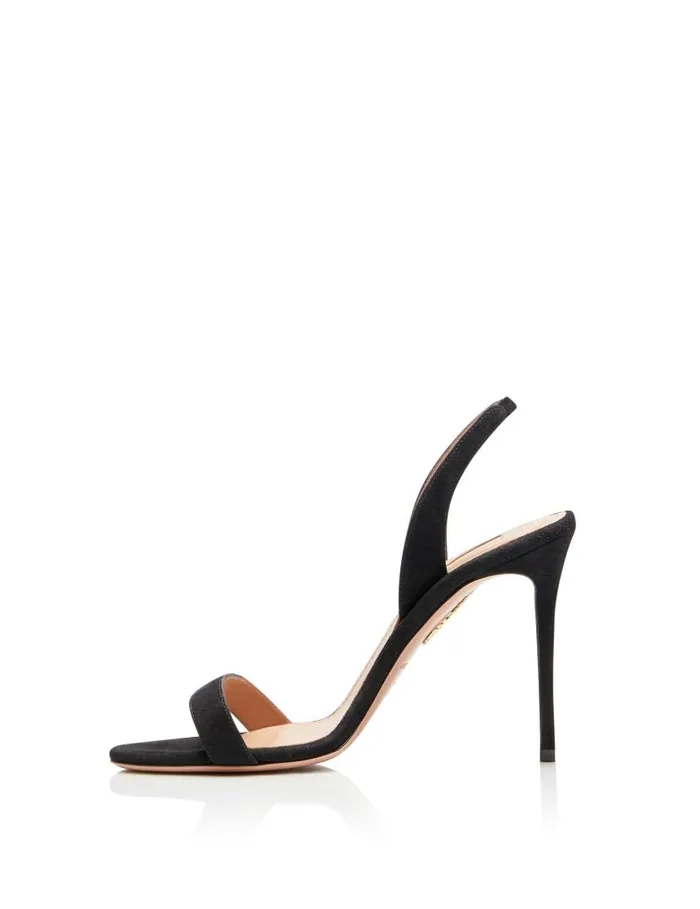 So Nude Sandal 105 Black Women Aquazzura Essentials So Nude Sandal 105 Black Women Aquazzura Essentials