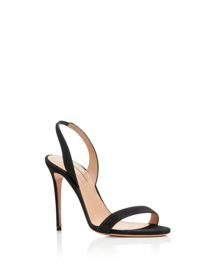 So Nude Sandal 105 Black Women Aquazzura Essentials So Nude Sandal 105 Black Women Aquazzura Essentials