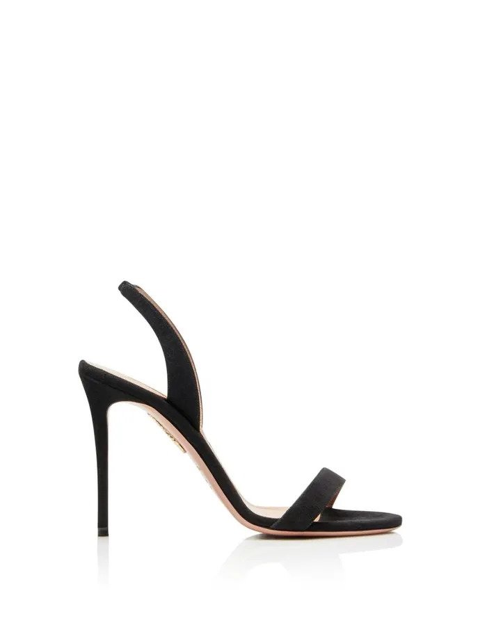 So Nude Sandal 105 Black Women Aquazzura Essentials So Nude Sandal 105 Black Women Aquazzura Essentials