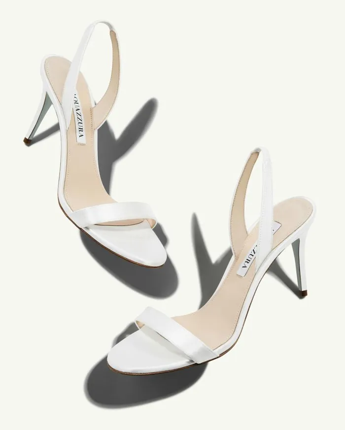 So Nude Sandal 85 White Women Aquazzura Bridal So Nude Sandal 85 White Women Aquazzura Bridal