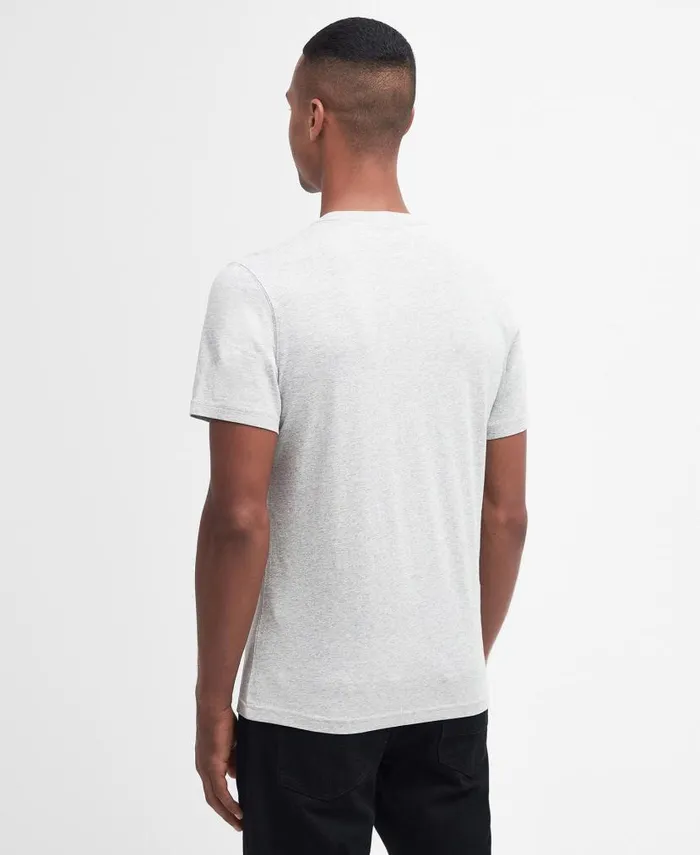 Socket Graphic TShirt Grey Marl Men Barbour TShirts