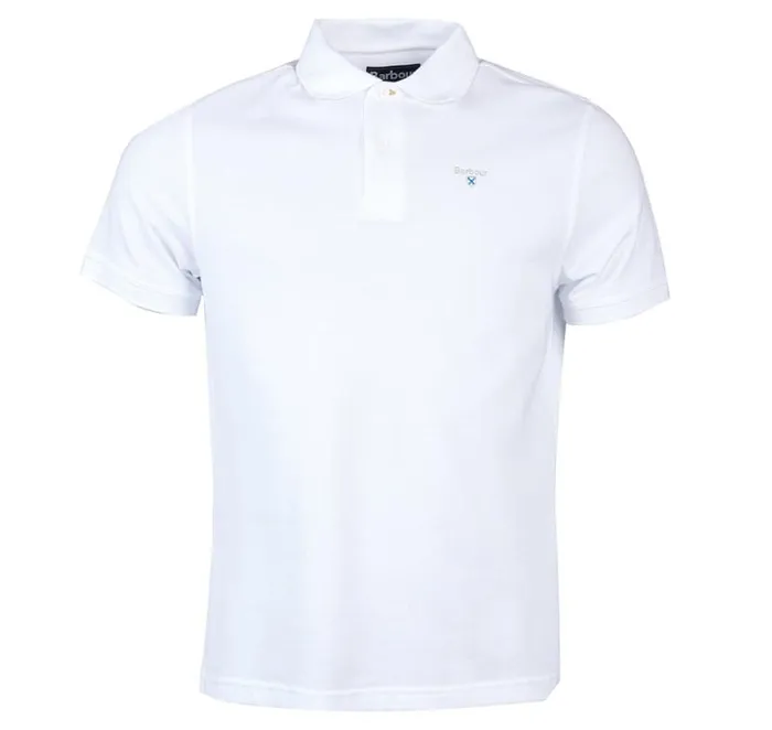 Sports Polo Shirt Atlantic Blue Men Barbour Polo Shirts