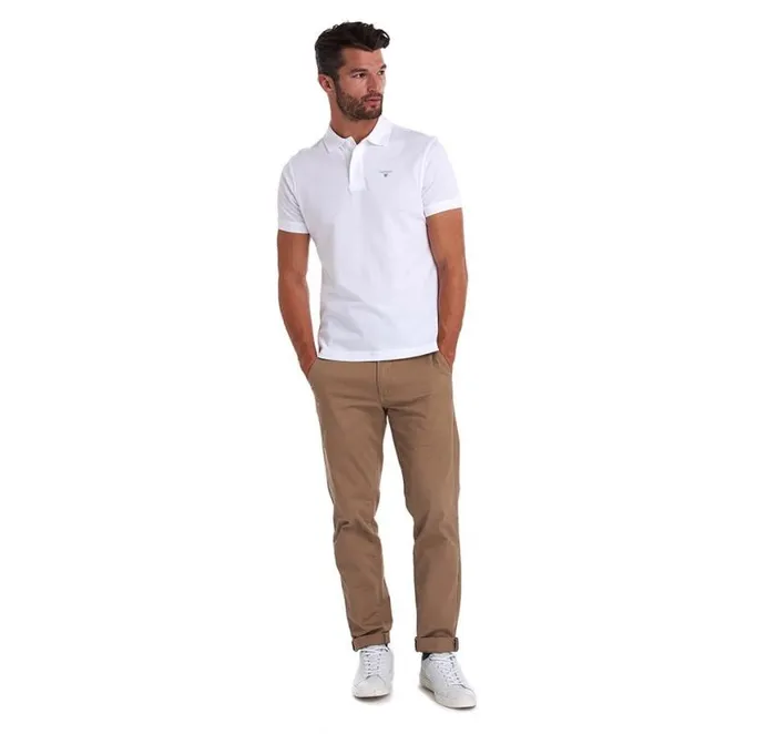 Sports Polo Shirt Atlantic Blue Men Barbour Polo Shirts