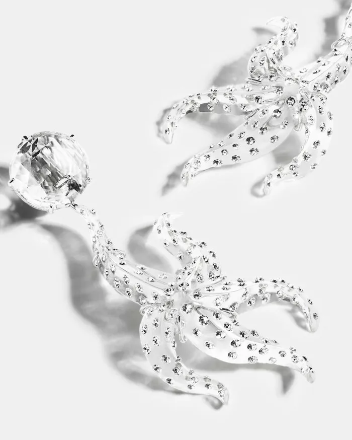 Starfish Earrings White Women Aquazzura Jewelry