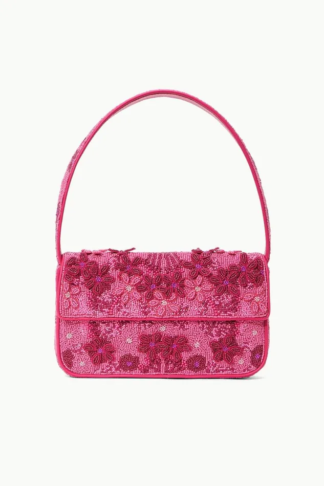 STAUD Beaded Women STAUD TOMMY BAG BLOSSOM GARDEN PARTY