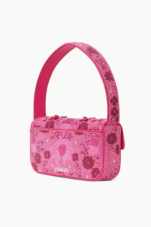 STAUD Beaded Women STAUD TOMMY BAG BLOSSOM GARDEN PARTY