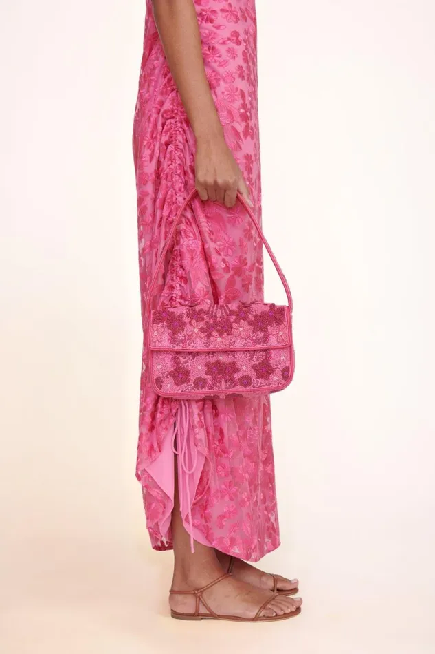 STAUD Beaded Women STAUD TOMMY BAG BLOSSOM GARDEN PARTY