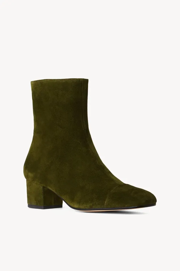 STAUD Boots Women STAUD AIMEE SHORT BOOT OLIVE SUEDE STAUD Boots Women STAUD AIMEE SHORT BOOT OLIVE SUEDE