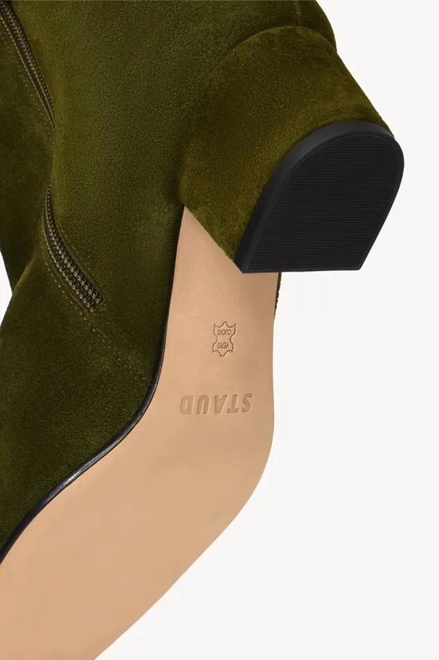 STAUD Boots Women STAUD AIMEE SHORT BOOT OLIVE SUEDE STAUD Boots Women STAUD AIMEE SHORT BOOT OLIVE SUEDE