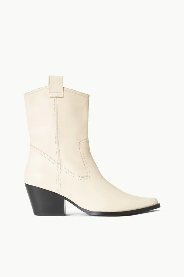 STAUD Boots Women STAUD JUNE BOOT CREAM