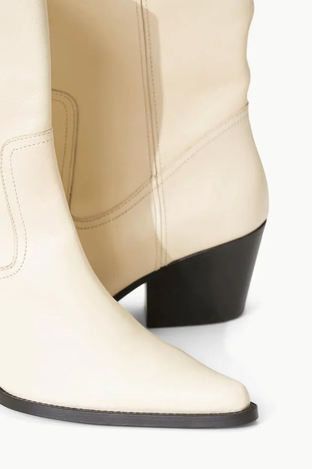 STAUD Boots Women STAUD JUNE BOOT CREAM