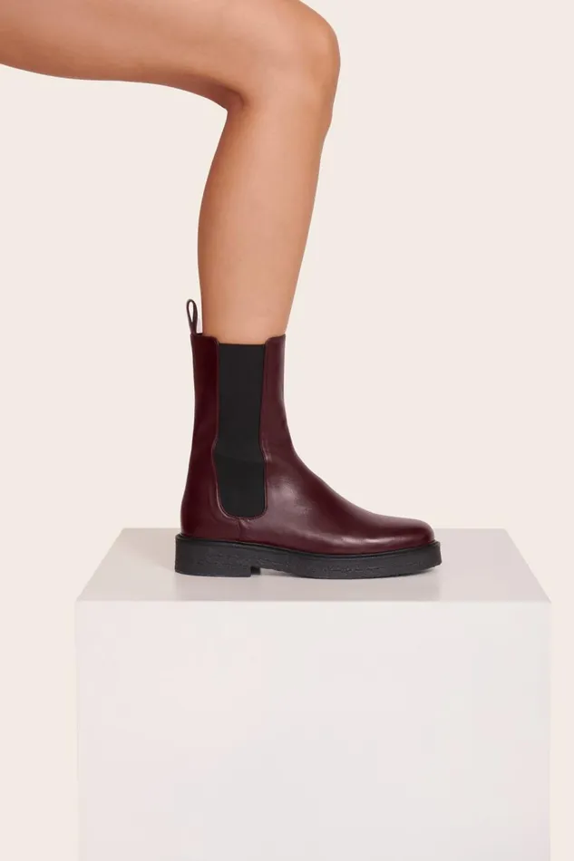 STAUD Boots Women STAUD PALAMINO BOOT PLUM BLACK STAUD Boots Women STAUD PALAMINO BOOT PLUM BLACK